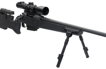 Image of Leapers UTG Recon Flex II Bipod, 7in-9in Center Height, M-LOK, Black, TL-BPDM03