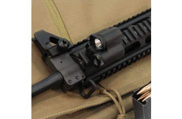 Image of Leapers UTG Sub-compact LED Light and Aiming Adjustable Red Laser, Black, LT-ELP28R