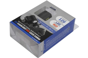 Image of Leapers UTG Sub-compact LED Light and Aiming Adjustable Red Laser, Black, LT-ELP28R
