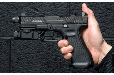 Image of Leapers UTG Sub-Compact Pistol Light, 200 Lumen, Picatinny Mount, Black, LT-ELP120R