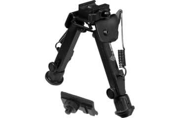 Image of Leapers UTG Super Duty Bipod, Quick Detach, 6.0in- 8.5in Center Height, Black, TL-BP98Q