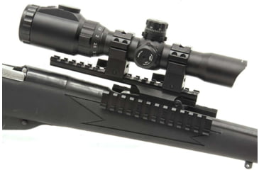 Image of Leapers UTG Tactical Mosin Nagant Tri-Rail Mount, Black, No Gunsmithing, MNT-MNTR01