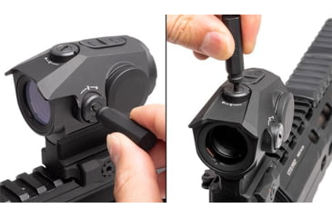 Image of Leapers UTG UTG ACCU-SYNC 2521R Dot Sight, Red 3.0 MOA Single Dot, for Mini ACOG Footprint, Black, OP-DS2521R
