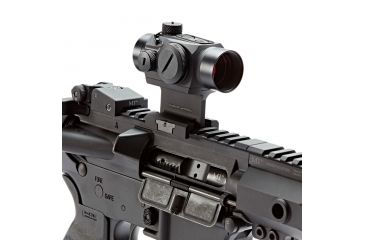 Image of Hi-Lux Micro-Max B-Dot Gen2 Digital MM-2 Red Dot Sight w/Lower 1/3 Co-Witness Mount, Matte Black MM-2-L1/3