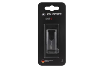 Image of LED Lenser K4R Li-Ion Rechargeable LED Keychain Light, 60 Lumens, Box, Black, 502066