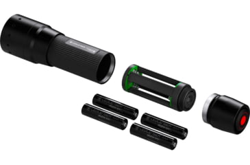 Image of LED Lenser P4R Core Flashlight, 4xAAA Alkaline, Black, 880518