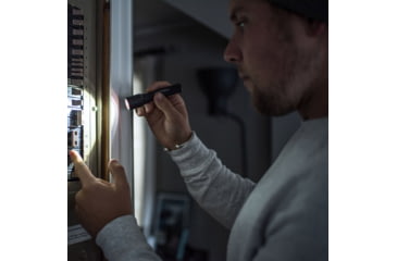 Image of LED Lenser P5R Li-Ion Rechargeable LED Keychain Light, 60 Lumens, Clamshell, Black, 880116