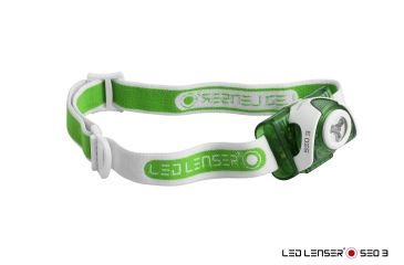 Image of LED Lenser SEO3 Headlamp, Green 880126