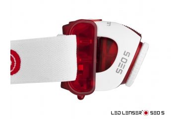 Image of LED Lenser SEO5 Haedlamp, Red 880130