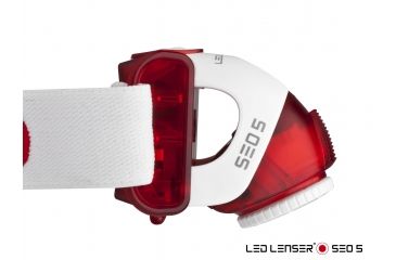 Image of LED Lenser SEO5 Haedlamp, Red 880130