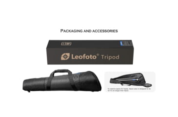 Image of Leofoto LM-324CL X Version Tripod w/ 75mm Bowl&amp;Platform w/ YB-75LRC Leveling Head, Black, LM-324CLX+YB-75LRC