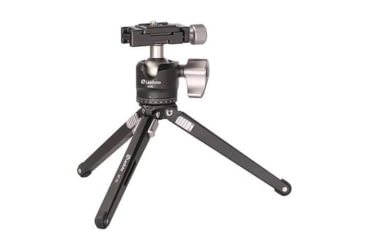 Image of Leofoto MT-02 Aluminum Mini Table Top Tripod w/ Ball Head Kit, Black, MT-02+LH-25