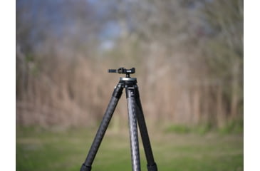 Image of Leofoto ST-324CX Outdoors Tripod w/ Integrated Lever-Control Ballhead&amp;Lever-Release Clamp, Black, ST-324CX