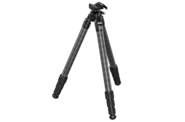 Image of Leofoto ST-324CX Outdoors Tripod w/ Integrated Lever-Control Ballhead&amp;Lever-Release Clamp, Black, ST-324CX