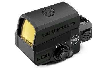 Image of Leupold LCO Blacked Out Red Dot Sight, 1 MOA, 16 Brightness Settings, Black, Length 3.6 in 120808