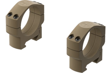 Image of Leupold Mark 4 35mm Medium Aluminum Scope Ring, FDE, Small, 185236
