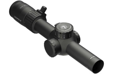 Image of Leupold Mark 4HD 1-4.5x24 Rifle Scope, 30mm Tube, Second Focal Plane, Illum. FireDot TMR, Black, Small, 183316