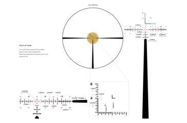 Image of Leupold Mark 5HD 3.6-18x44 Rifle Scope, 35mm Tube, First Focal Plane, Illum Gunwerks RH1 MOA, Black, Small, 176614