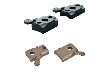 Image of Leupold QR Browning X-Bolt 2-pc Mounts 66075 66080 66085 Quick Release Mount, Black, Silver