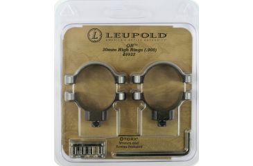 Image of Leupold Quick Release Rifle Scope Rings, High, Gloss Black 49932