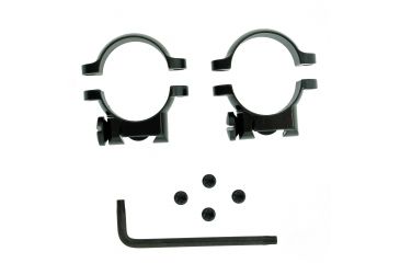 Image of Leupold Rifle Scope Mount Rings, 1in, Ruger #1 &amp; 77/22, Low, Gloss Black 49951