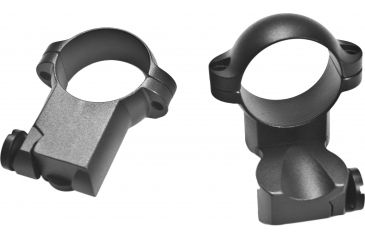 Image of Leupold Rifle Scope Mount Rings, 1in, Ruger M77, Super High Extension, Matte Black 52302