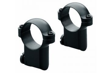 Image of Leupold Rifle Scope Mount Rings, 30mm, Ruger #1 &amp; 77/22, Medium, Matte Black 51038