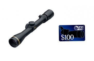 Image of Leupold VX-3 1.75-6x32mm Matte Duplex Rifle Scope 66385, FREE 100 OpticsPlanet E-Gift Certificate