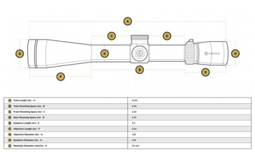 Image of Leupold Vx-3hd 4.5-14x 30mm Riflescope, CDS-T Diamond reticle, 182567