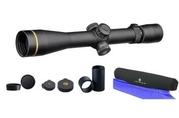 Image of Leupold VX-3i 4.5-14x40mm Side Focus Rifle Scope, 30mm, Varmint Hunters Reticle, Black Matte, w/ Objective and Eyepiece Cover &amp; Anti-Reflective Device &amp; 2.5in Sunshade &amp; Scope Cover, 170701-KIT2
