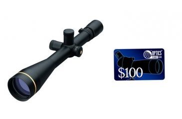 Image of Leupold VX-3L 6.5-20x56 Long Range Target Rifle Scope, Matte Black, Varmint Hunters Reticle, FREE 100 OpticsPlanet E-Gift Certificate