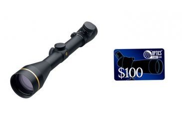 Image of Leupold VX-3 3.5-10x50mm 30mm Matte Rifle Scope Illum. Boone &amp; Crockett Reticle 67580, FREE 100 OpticsPlanet E-Gift Certificate