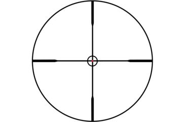 Image of Leupold Competition VX-4.5HD Service Rifle 1-4.5x24mm Rifle Scope, 30 mm Tube, Second Focal Plane, Black, Matte, Red FireDot Bull-Ring Reticle, MOA Adjustment, 176281