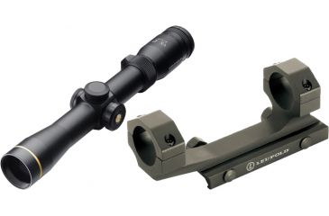 Image of Leupold VX-R 2-7x33mm Matte Rifle Scope, Ballistic FireDot Reticle 111233, w/ Leupold Mark 2 IMS Integral Mounting System Matte, 30mm Ring