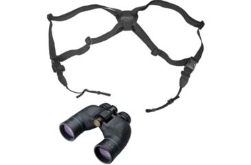 Image of Leupold Rogue 10x42mm Porro Prism Waterproof Binocular, Black 67630 w/ OPMOD ABH 1.0 Limited Edition Binocular Harness