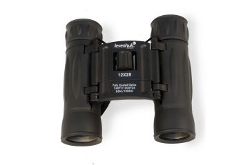 Image of Levenhuk Atom 12x25 Binoculars, Black, Medium 67677