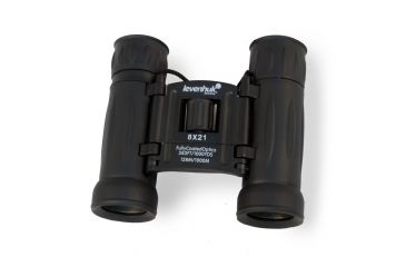 Image of Levenhuk Atom 8x21 Binoculars, Black, Medium 67675