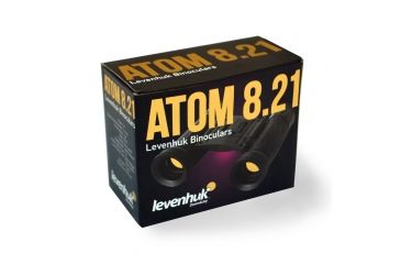 Image of Levenhuk Atom 8x21 Binoculars, Black, Medium 67675