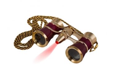 Image of Levenhuk Broadway 325F Opera Glasses, Red