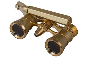 Image of Levenhuk Broadway 325N Opera Glasses, Gold, Medium 28821