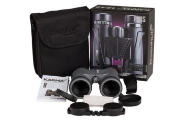 Image of Levenhuk Karma PLUS 12x42mm Roof Prism Binocular, Gray, 5.7 x 5 x 2.1, NSN N, 67713