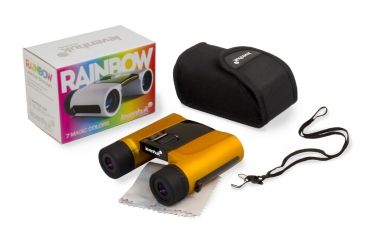 Image of Levenhuk Rainbow 8x25 Orange Binoculars, Orange, Small 67692