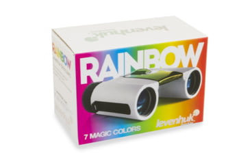 Image of Levenhuk Rainbow 8x25 White Snow Binoculars, White, Small 67689
