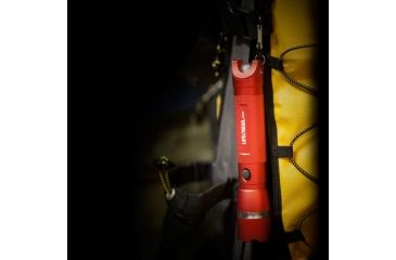 Image of Life Gear Search Light 500 Lumens Flashlight with Emergency Signaling Beacon, Red AA35-60573-RED