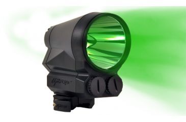 Image of Lightforce Performance Lighting PRED9X-RED with intense green LED, Black, PRED9X-GREEN-GJQC