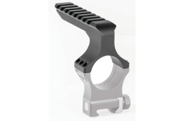Image of NightForce Ruggedized Accessory Platform, Black, 30mm, 6 Screw w/Cradle, Full-Size, A428