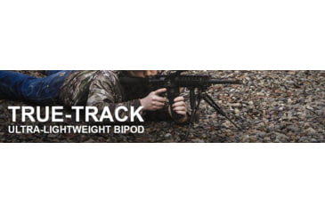 Image of Limbsaver True-Track 10 Firearm Bipod, Standard Sling Attachment, Black, 12601