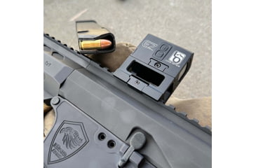 Image of Lucid Optics E7 Micro Enclosed 21x18mm Holographic Red Dot Sights, Lucid Optics M5 Reticle, Black, L-E7