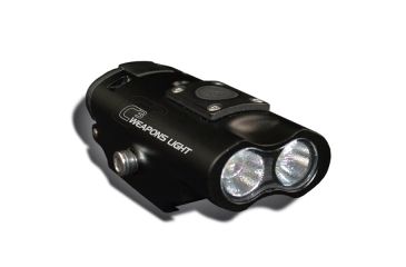 Image of Lucid Optics Rail Mounted CREE XPE2 Weapon Light, AAA, White, 300 Lumens, Black, L-C3-LIGHT