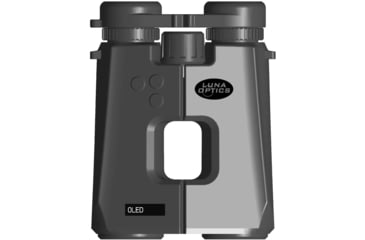 Image of Luna Optics 8x32mm Roof Prism Binocular, BAK-4, Laser Rangefinder, 2200yds Maximum Range, Waterproof, w/ Angle Measurement &amp; Ballistic App, Black, LRF2200B-PRO 8x32